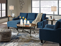  																			Ashley Jarreau Blue Sofa/Couch Chai...
																		 