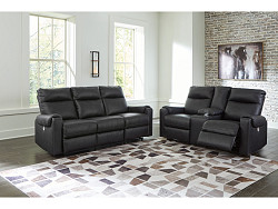 Ashley Axtellton Sofa and Loveseat