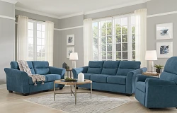  																			Ashley Miravel Indigo Sofa/Couch & ...
																		 