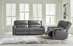 Ashley Brixworth Reclining Sofa and...