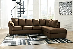 Ashley Darcy Fabric 2 pc Sectional ...