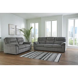  																			Ashley Bindura Reclining Fabric Sof...
																		 