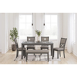 																			Ashley Wrenning 6 Piece Dining Set
																		 