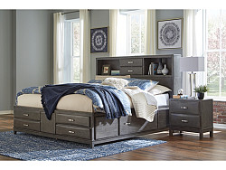  																			Ashley Caitbrook King Storage Bed w...
																		 