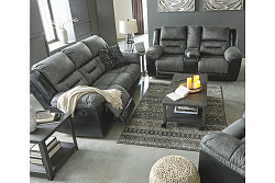  																			Ashley Earhart Slate Motion Sofa/Co...
																		 