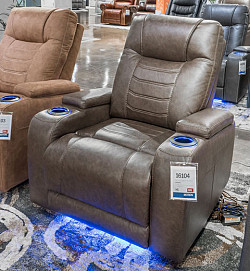 																			Ashley Schooner Rocks Power Recline...
																		 