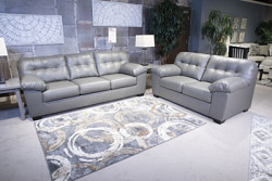  																			Ashley Donlen Gray Sofa/Couch & Lov...
																		 