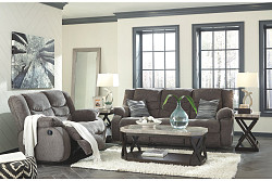  																			Ashley Tulen Gray Motion Sofa and L...
																		 