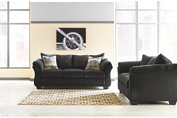  																			Ashley Darcy Black Sofa/Couch & Lov...
																		 