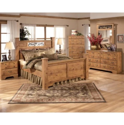  																			Ashley 5 Piece Poster Bedroom Suite...
																		 