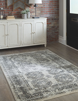  																			Ashley Jirou Gray/Taupe Large Rug
																		 