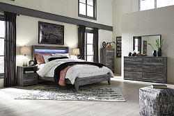  																			Ashley Baystorm Gray Queen 5 Pc. Dr...
																		 