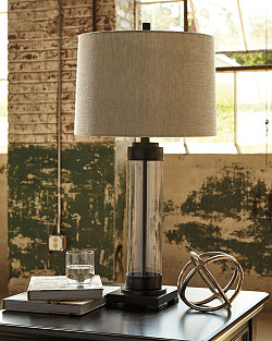  																			Ashley Talar Clear/Bronze Finish Gl...
																		 