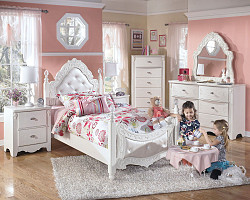  																			Ashley Exquisite White Dresser, Fre...
																		 