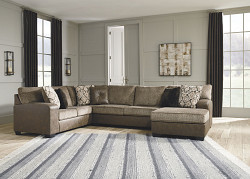  																			Ashley Abalone Chocolate LAF Sofa/C...
																		 