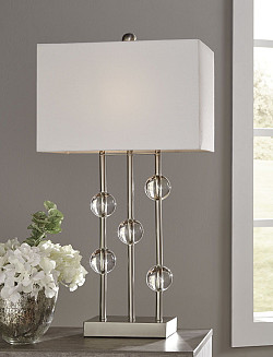 Ashley Jaala Clear/Silver Finish Me...