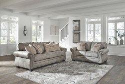  																			Ashley Olsberg Steel Sofa/Couch & L...
																		 