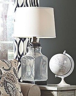  																			Ashley Sharolyn Transparent/Silver ...
																		 