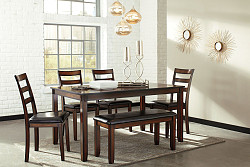  																			Ashley Coviar Brown Dining Room Tab...
																		 