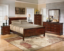 Ashley Alisdair Dark Brown Dresser,...