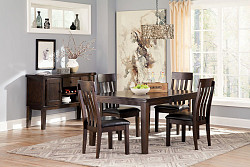 																			Ashley Haddigan Dark Brown 5 Pc. Re...
																		 